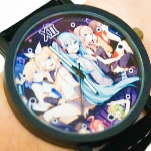 腕時計 アナログ オシャレ 初音ミク レン 5人　ボーカロイド ボカロ 鏡音リン デザインウォッチ かわいい