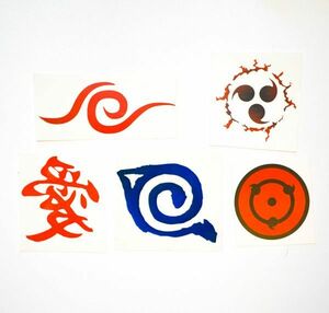  inserting . tattoo seal 5 pieces set NARUTO Naruto cosplay anime 