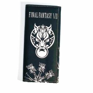 財布 FF７ ファイナルファンタジー 狼　ウルフ アドベントチルドレン 長財布 黒　ギフト【残り僅か】