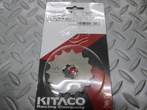 キタコ 530-0019215 フロントスプロケット F15T TZM50 DT50(3LM) メイト50(3Ac1～9/4AT1～9) メイト80(4AW1～4) クリックポスト可