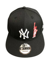 cap-224 NEW ERA 9FIFTY SNAPBACK MLB New York Yankees ニューエラ キャップ ベースボールキャップ 帽子 ブラック/Red_画像1