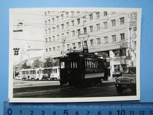 (J45) 写真 古写真 電車 鉄道 鉄道写真 高知 土佐電鉄 土佐電 No.7 昭和63年10月15日 路面電車