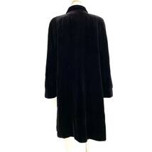 【七福】fk1248 SAGAMINK ロングコート デザインコート ミンクコート ブラックミンク シェアードミンク 貂皮 mink身丈 約 100cm_画像3