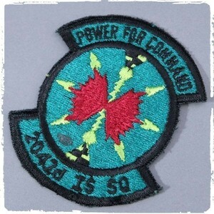 WN26 USAF アメリカ空軍 第2042通信隊 2042d Communications Squadron ミリタリー ワッペン パッチ ロゴ エンブレム 部隊章 記章