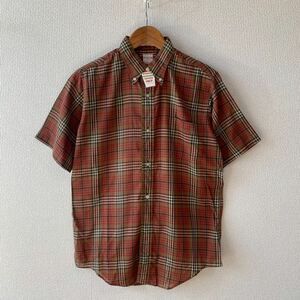  dead stock Vintage McGregor short sleeves check 3 point stop button down shirt 20makrega-70s60s