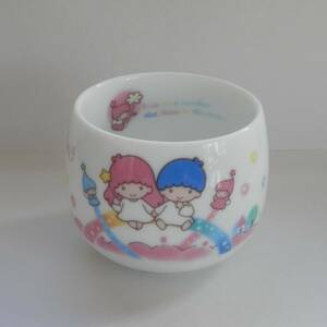 入手困難　美品　未使用　湯呑　1991　キキララ　昭和レトロ　サンリオ　SANRIO　当時物　レア　リトルツインスターズ little twin stars　