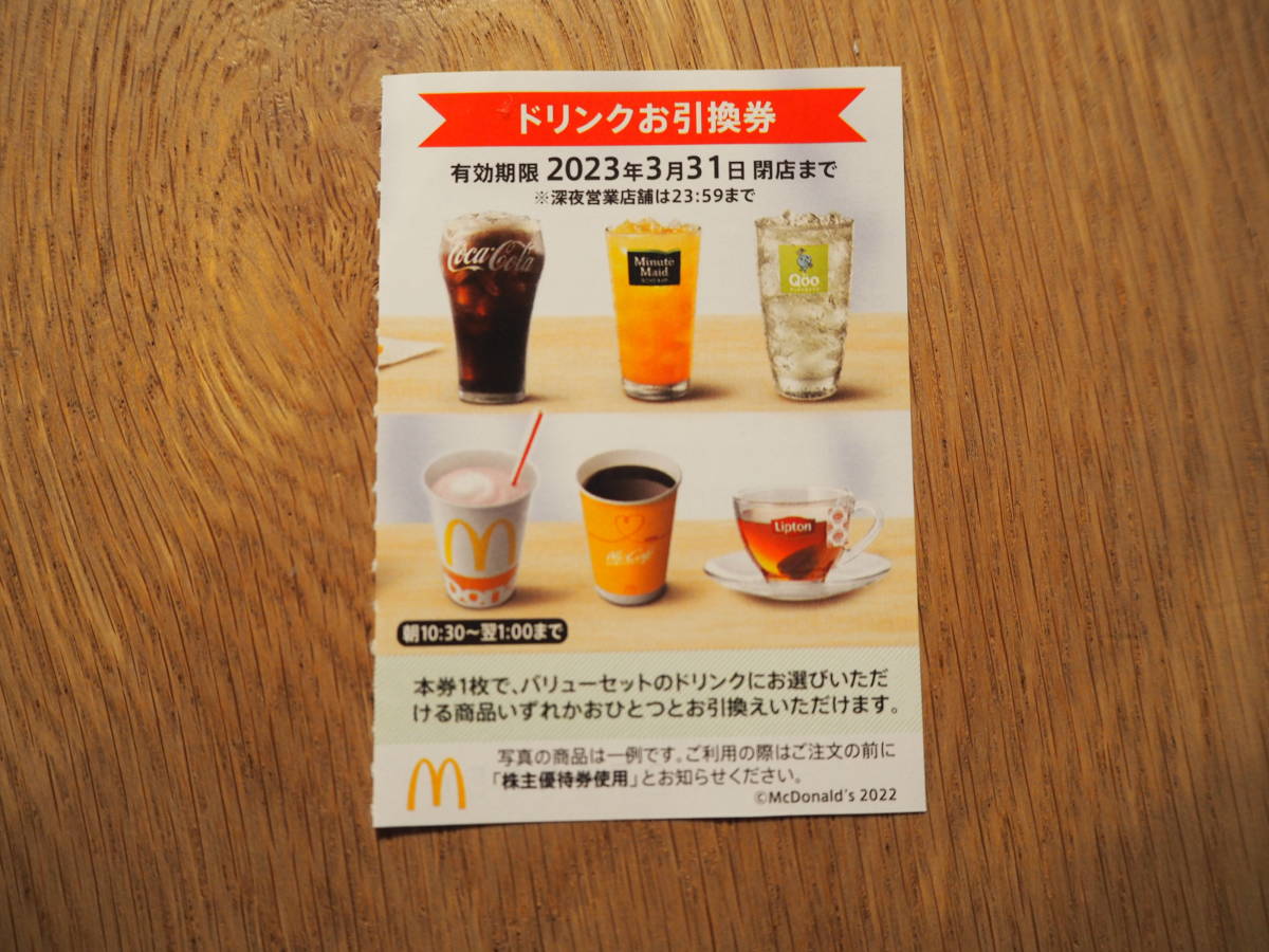 マクドナルド 株主優待券の値段と価格推移は?|715件の売買情報を集計 ...