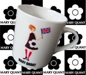  Mary Quant mug MAGIC GIRL MUG Magic girl mug Mali kwa England Britain Union Jack flag daisy dress 