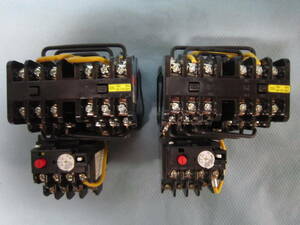 日立電磁開閉器 マグネットスイッチ HITACHI H10B-R COIL100-110V サーマルリレー TR12B-1E RC0.5A*1個 3.8A*1個
