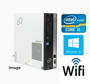 Windows 10 Pro 32bit Fujitsu ESPRIMO D серии Core i5~ память 4G новый товар SSD960GB DVD Wi-fi имеется б/у компьютерный стол верх персональный компьютер 