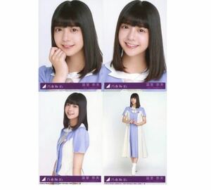 【D19】乃木坂46 公式グッズ 生写真 4枚コンプ　冨里奈央　CD封入特典　ここにはないもの　封入特典 4種コンプ　ABCD 制服