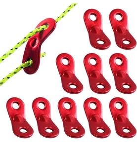 10 piece set rope tensioner rope length adjustment tent rope trim 2.. hole attaching 