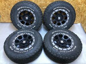 ☆美品☆ MLJ XTREME-J XJ03 16インチ 8J +18 アルミ ホイール 139.7 Goodrich 265/70R16 タイヤ FJクルーザー FJ ハイラックス タンドラ