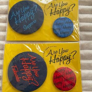 嵐ARASHI LIVE TOUR 2016 Are You Happy?会場限定 缶バッジ 青 札幌 大野智　赤　福岡　櫻井翔