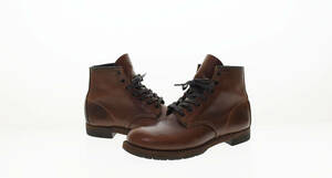 △ REDWING レッドウィング BECKMAN BOOT ベックマン ワークブーツ プレーントゥ 9016 26.5cm 茶 ブラウン 103