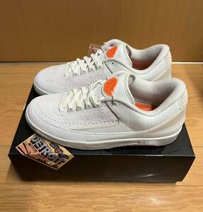 28.0cm 正規品 Shelflife × Nike Air Jordan 2 Low Sail Light Bone and Mandarin セイル ライトボーン アンド マンダリン