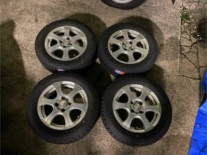 ○A8102 ravron 14x5J pcd100 of39 175/65R14 スタッドレスタイヤ 20年製○