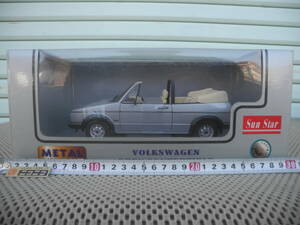 * waste number *1/18* Volkswagen convertible open * canopy .: silver * new goods : Sunstar made * new goods *