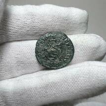 【古代ローマコイン】Constantius Gallus（コンスタンティウス・ガッルス）クリーニング済 ブロンズコイン 銅貨(CMDGwQQJfs)_画像6