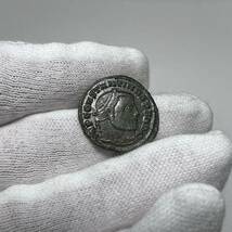 【古代ローマコイン】Constantine I（コンスタンティヌス1世）クリーニング済 ブロンズコイン 銅貨(eHdCXL5E4p)_画像5