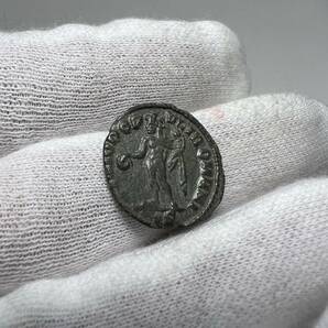 【古代ローマコイン】Constantius Chlorus（コンスタンティウス・クロルス）クリーニング済 ブロンズコイン 銅貨(V5UTCNHcxC)の画像8