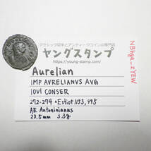 【古代ローマコイン】Aurelian（アウレリアヌス）クリーニング済 ブロンズコイン 銅貨(NBhga_zYEW)_画像10