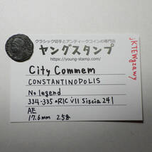 【古代ローマコイン】City Commem（コンスタンティノポリス記念）クリーニング済 ブロンズコイン 銅貨(jKTEWgzawy)_画像10