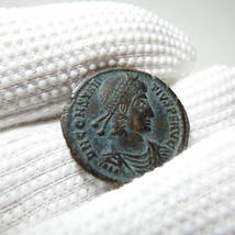 【古代ローマコイン】Constantius II（コンスタンティウス2世）クリーニング済ブロンズコイン 銅貨(we6XAwkuQt)_画像5