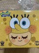 unboxindustries SPONGEBOB GREENIE & PATRICK ELFIE (GOLD GLITTER EDITION) MVH ソフビ スポンジボブ_画像2