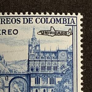 【ビバ！クラシコ】１９５９年★コロンビア★航空郵便切手２・加刷  の画像2