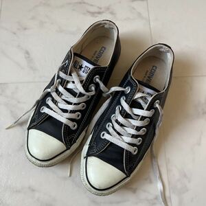 100円！レア90's USA製 CONVERSE ALL STAR コンバース オールスター レザースニーカー アメリカ製 