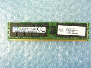 1NAK // 16GB DDR3-1600 PC3L-12800R Registered RDIMM 2Rx4 M393B2G70BH0-YK0 UCS-MR-1X162RY-A 15-13615-02 // Cisco UCS C220 M3 取外