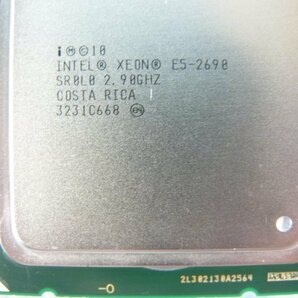 1NDF // 2個セット(同ロット) Xeon E5-2690 2.9GHz SR0L0 Sandy Bridge-EP C2 Socket2011(LGA) COSTA RICA //HP ProLiant DL360p Gen8取外の画像3