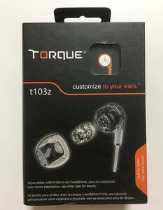 TORQUE イヤフォン t103z ☆未使用品・送料無料