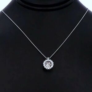 0.4ct ptネックレス