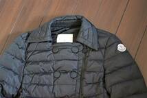 モンクレール【美品】レディース ダウンジャケット サイズ1 ブラック ジャパンタグ MONCLER_画像2