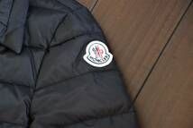 モンクレール【美品】レディース ダウンジャケット サイズ1 ブラック ジャパンタグ MONCLER_画像3