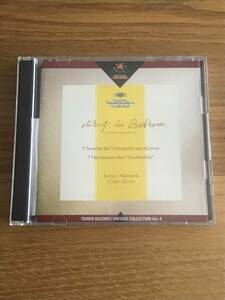 DG/TOWER RECORDS ベートーヴェン　　　チェロ・ソナタ全集　　　　マイナルディ、　ゼッキ　　　2CD