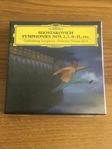 DG/TOWER RECORDS ショスタコーヴィッチ　　　　交響曲　第2、3、11〜15 等　　　ネーメ・ヤルヴィ　　　6CD