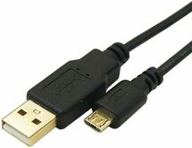 変換ケーブル USBケーブル 5m Micro-A 低損失アルミシールド 金メッキ端子採用 USB2A-MC/CA500/0375 変換名人/送料無料_画像2