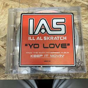 ◎ HIPHOP,R&B ILL AL SKRATCH - YO LOVE シングル,HYPE STICKERコレクターズアイテム! CD 中古品