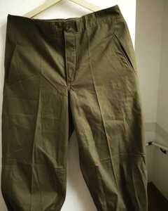  good exist Czech army. pants is difference - * 60 period Czech army Vintage pants euro Champion Rebirth Levi's rare 