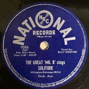 BILLY ECKSTINE NATIONAL Solitude/ I Do - Do You? 