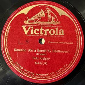 FRITZ KREISLER VICTROLA Rondo(On A Theme by Beethoven)の画像1