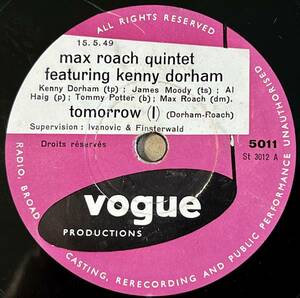 MAX ROACH w KENNY DORHAM VOGUE Paris recording Tomorrow