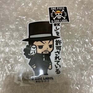 b-side label ONE PIECE ワンピース コラボ　ステッカー　ロブルッチ 同梱可能　シール