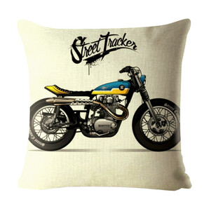 ●トラッカー●新品 バイク ガレージ クッションカバー バイク45×45