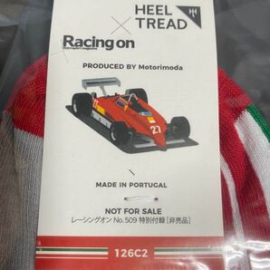 フェラーリ126Cモチーフ ソックス HEEL TREAD #27 Racing on レーシングオン 509号 特別付録 靴下