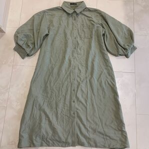 期間限定お値下げ美品ロングシャツワンピース
