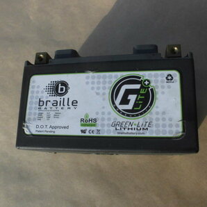 ジャンク ブライルバッテリー G9 braille リチウムイオンバッテリー 軽量 ドライバッテリー GREEN LITE LITHIUMの画像1